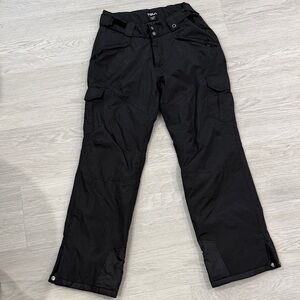 Women’s Black Cargo Ski Pants
